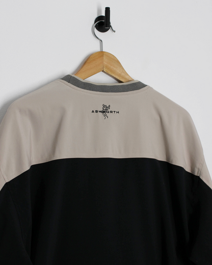00s Ashworth Two-Tone Crewneck Windbreaker (M)