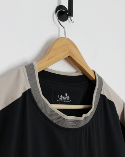 00s Ashworth Two-Tone Crewneck Windbreaker (M)