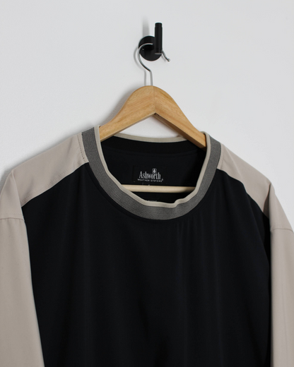 00s Ashworth Two-Tone Crewneck Windbreaker (M)