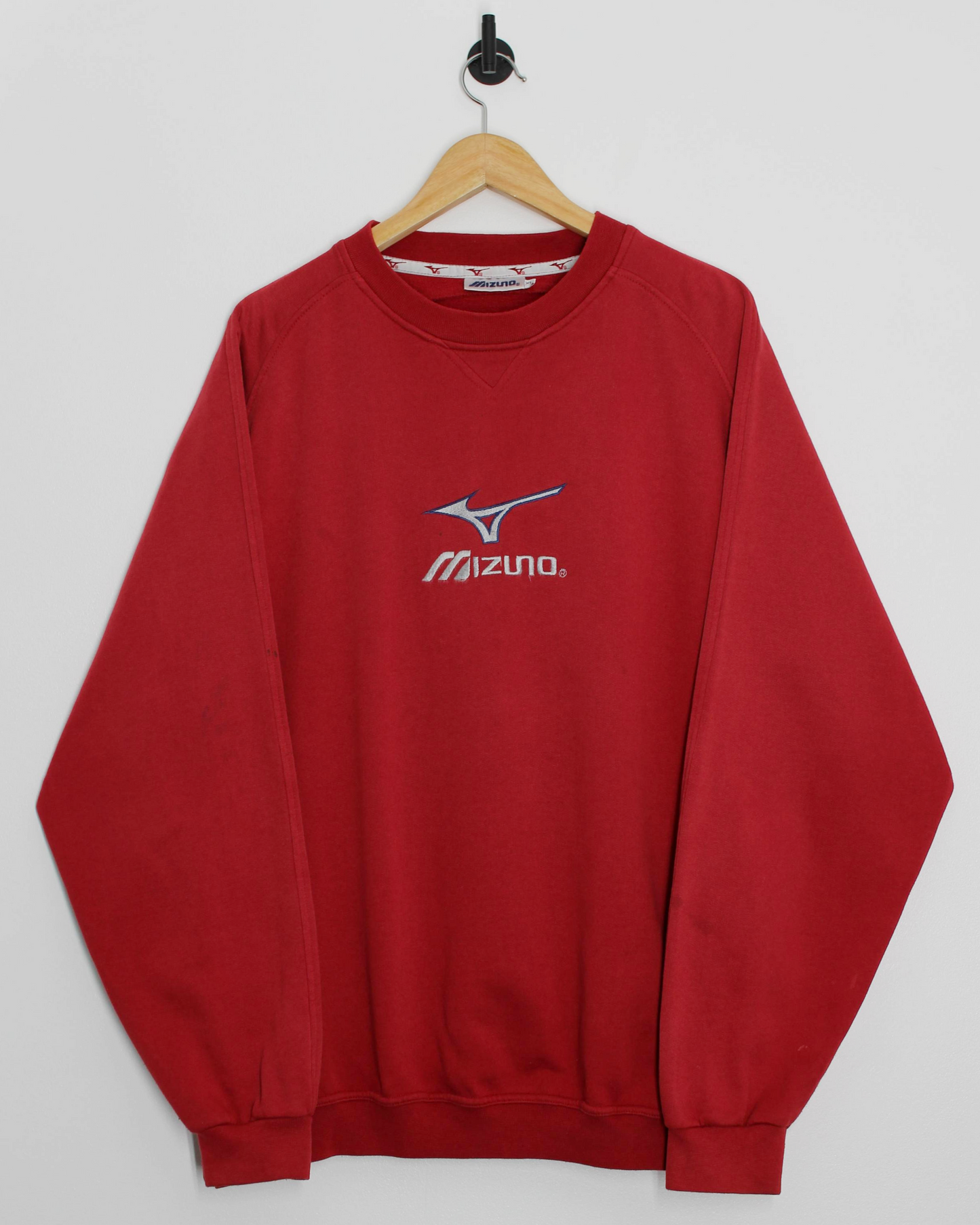 00s Mizuno Red Crewneck Sweatshirt (XL)