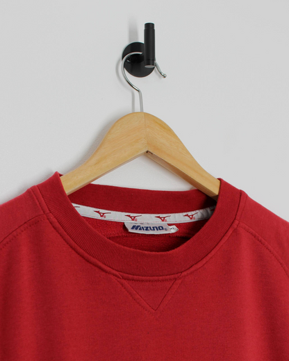 00s Mizuno Red Crewneck Sweatshirt (XL)