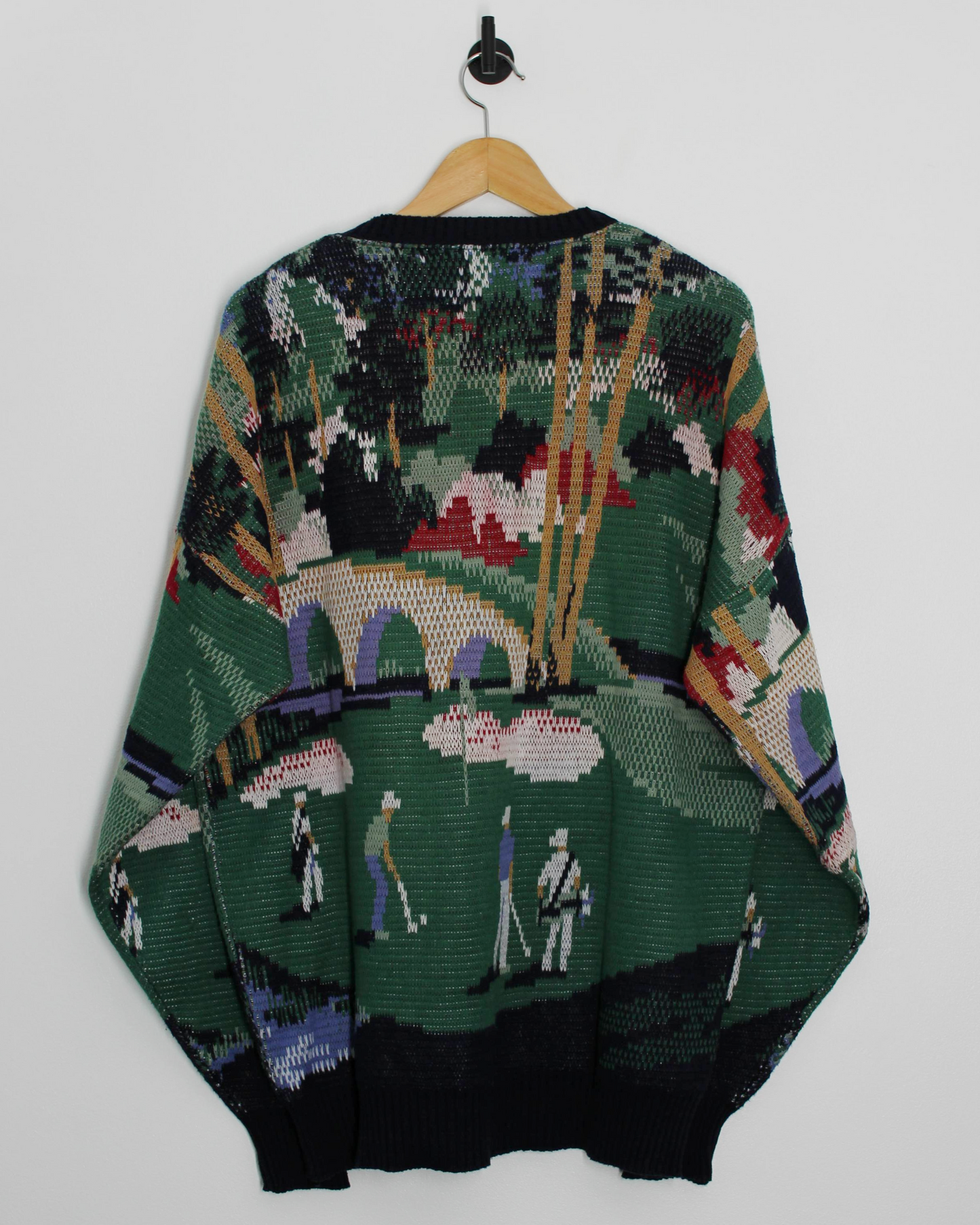 90s Crossings Abstract Crewneck Knit (XL)