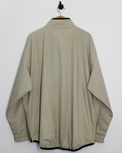 00s Reebok Cream Quarter Zip Jacket (XL)