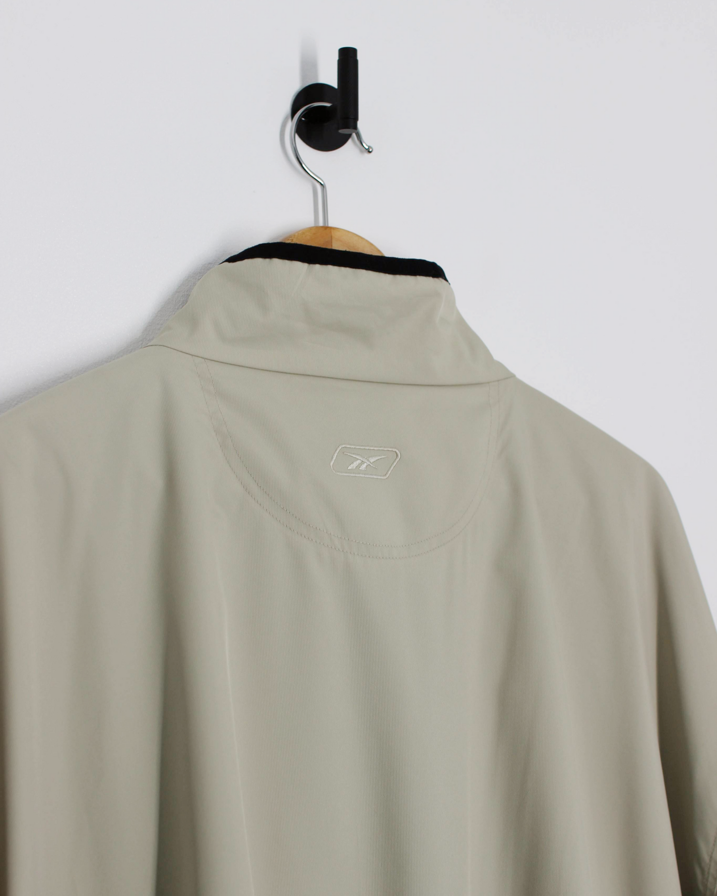 00s Reebok Cream Quarter Zip Jacket (XL)