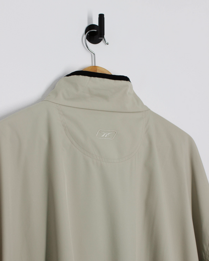 00s Reebok Cream Quarter Zip Jacket (XL)