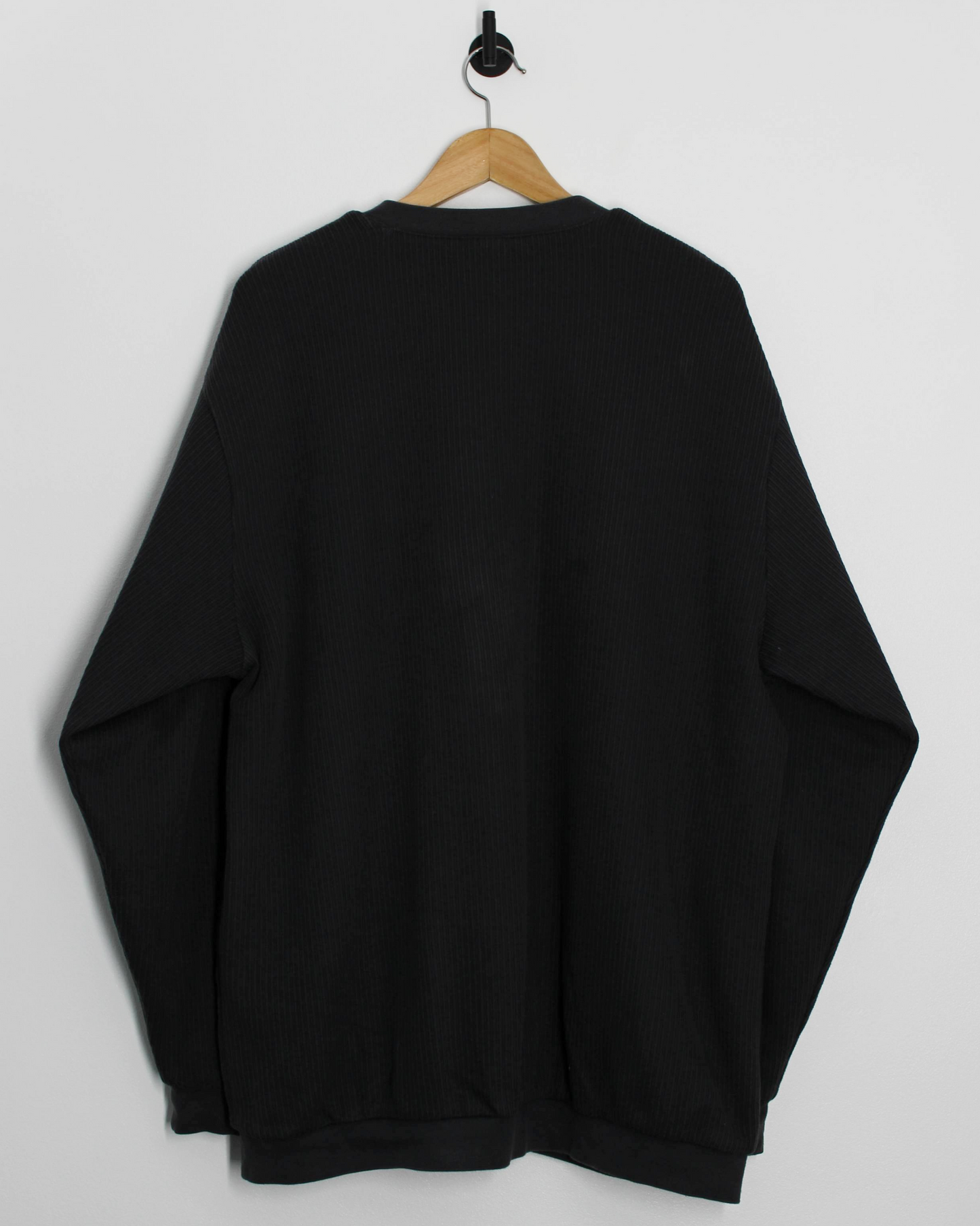 00s Nike Shield Logo Reversible Grey/Cream Pullover (XL)