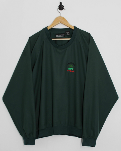 90s Silver Fox ‘Campo De Golf’ Green Windbreaker (XL)