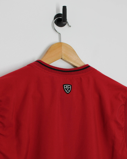 00s Nike Shield Logo Red Golf Vest (S)
