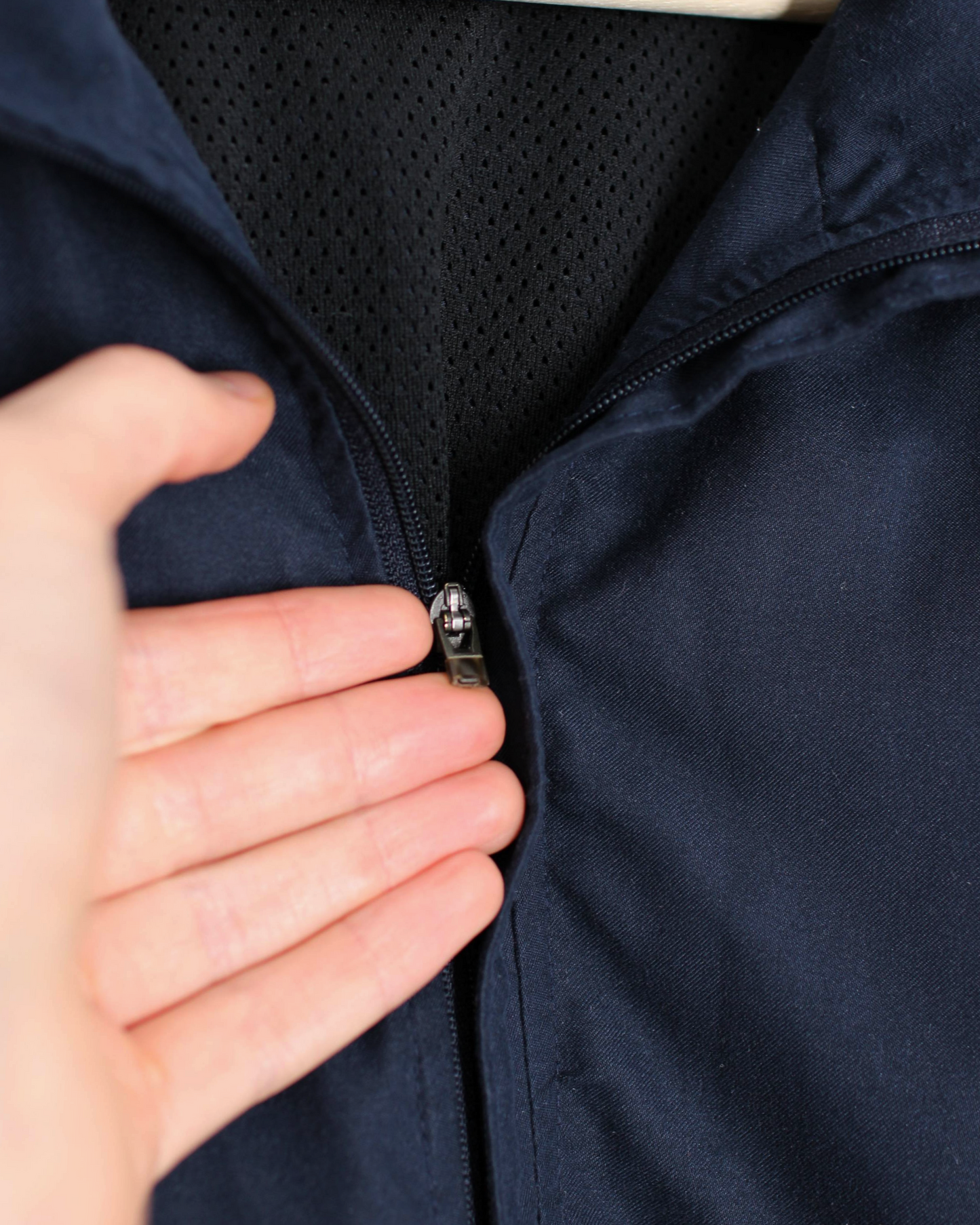 00s Nike Navy Quarter Zip Lightweight Jacket (L/XL)