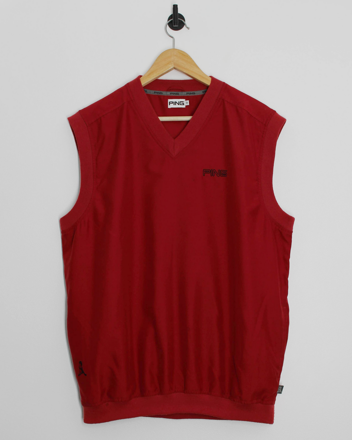 00s Ping ‘Mr Ping’ Red Golf Vest (M)