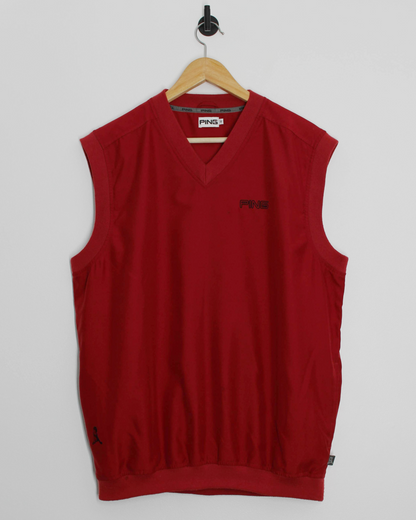 00s Ping ‘Mr Ping’ Red Golf Vest (M)