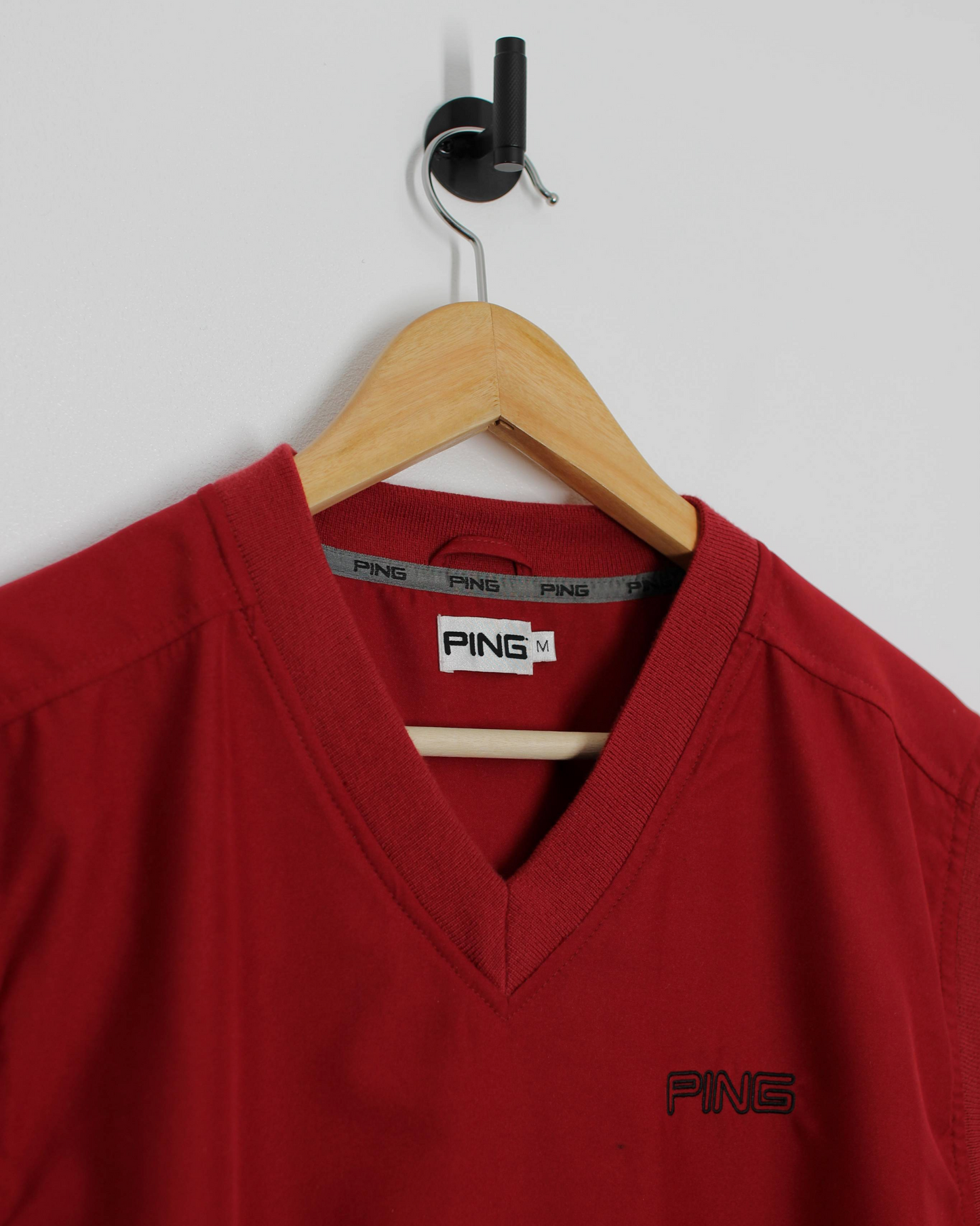 00s Ping ‘Mr Ping’ Red Golf Vest (M)