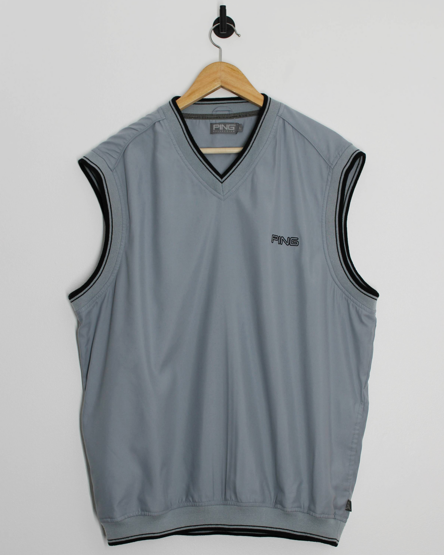 00s Ping ‘Mr Ping’ Light Blue Golf Vest (L)