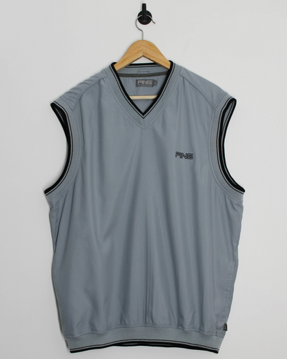 00s Ping ‘Mr Ping’ Light Blue Golf Vest (L)