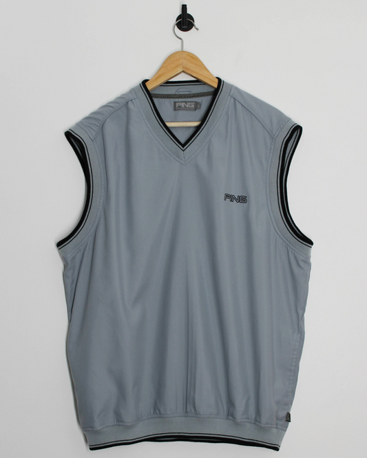 00s Ping ‘Mr Ping’ Light Blue Golf Vest (L)