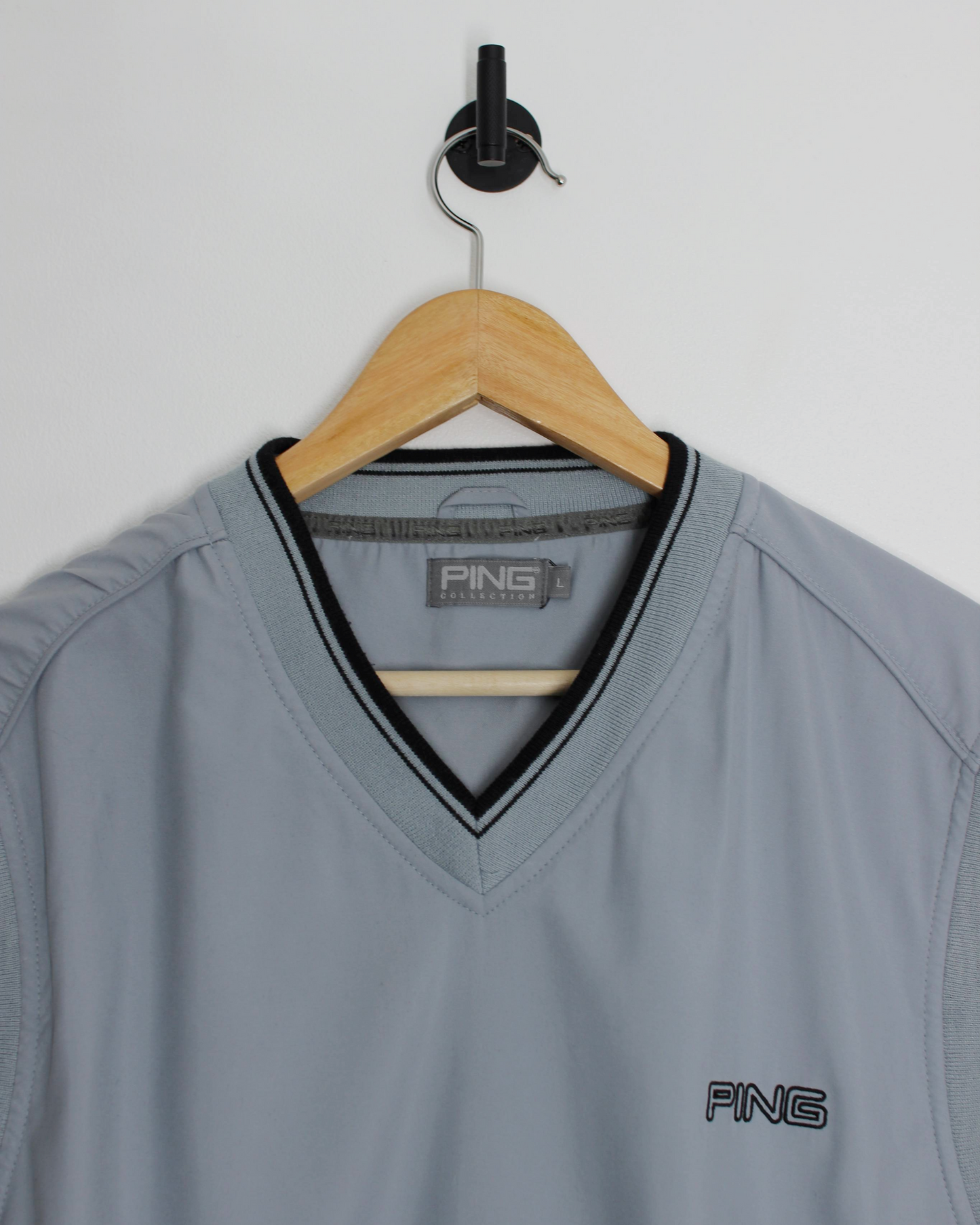 00s Ping ‘Mr Ping’ Light Blue Golf Vest (L)