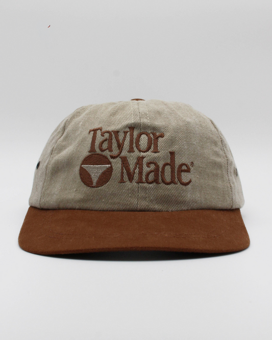 90s TaylorMade Brown Two Tone Cap