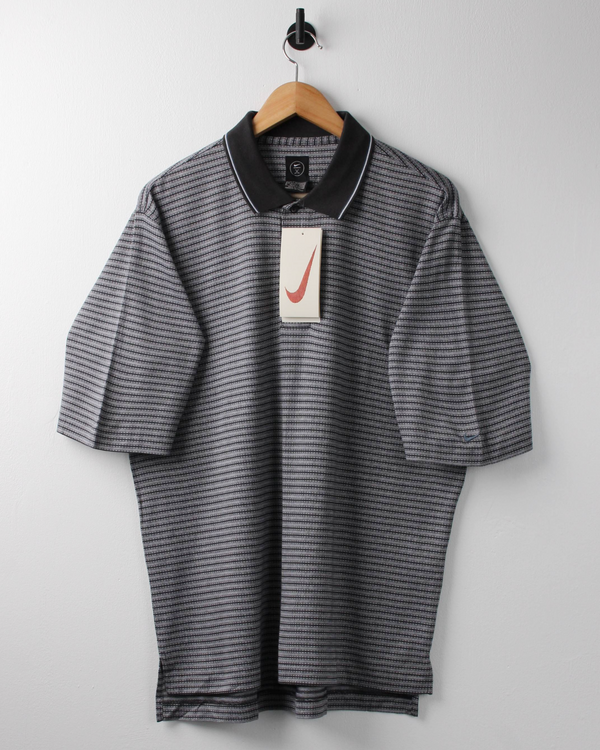 90s Nike Geometric Polo with Tags (S)