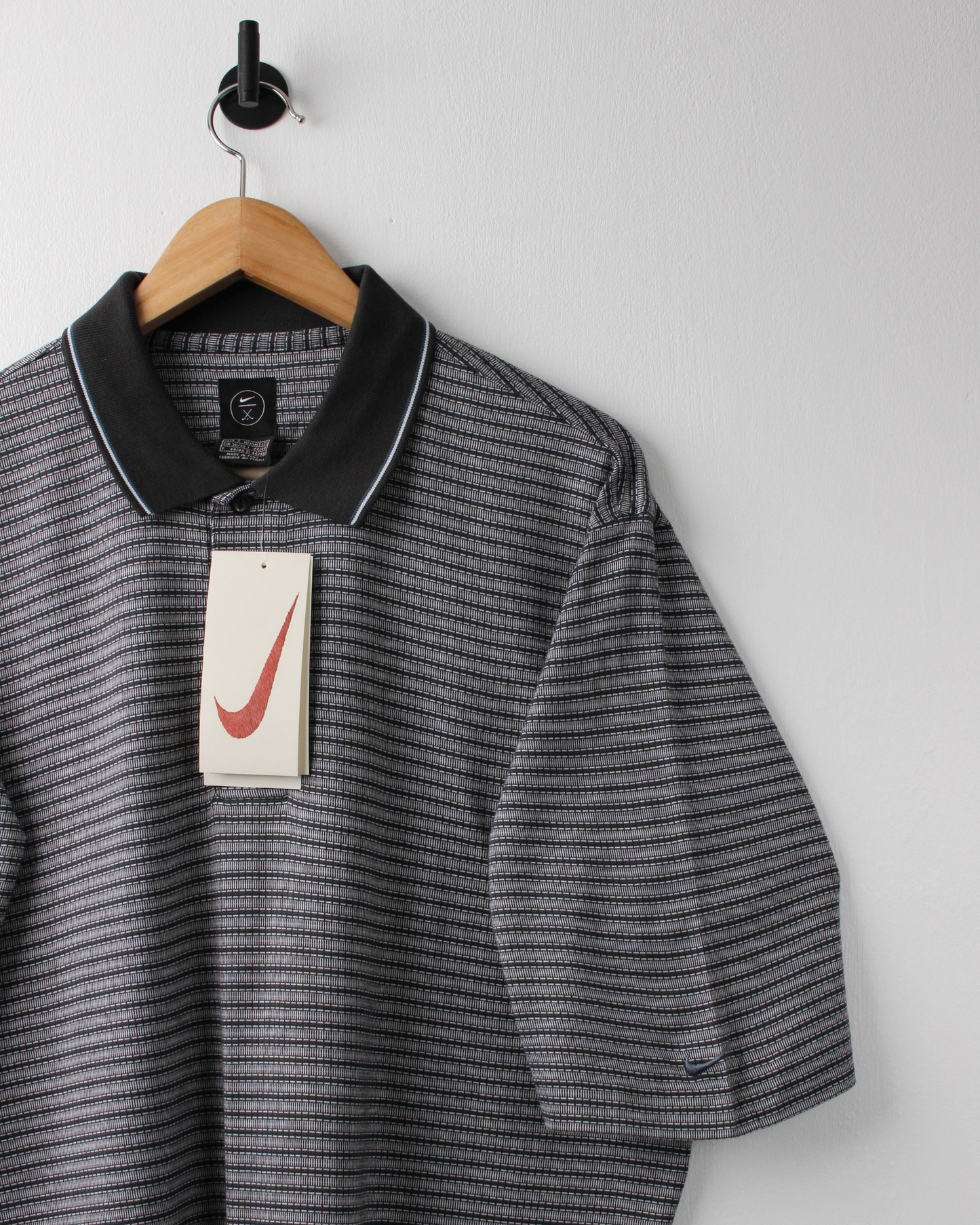 90s Nike Geometric Polo with Tags (S)