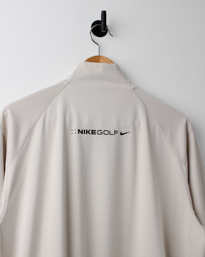 Modern Nike Cream Lightweight Short Sleeve Windbreaker (L)