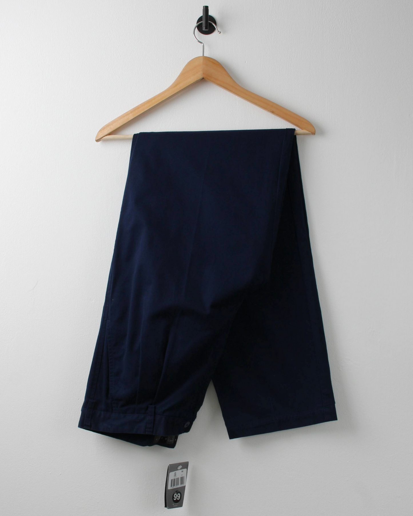 00s Nike Navy Pleated Golf Trousers with Tags (36W 36L)