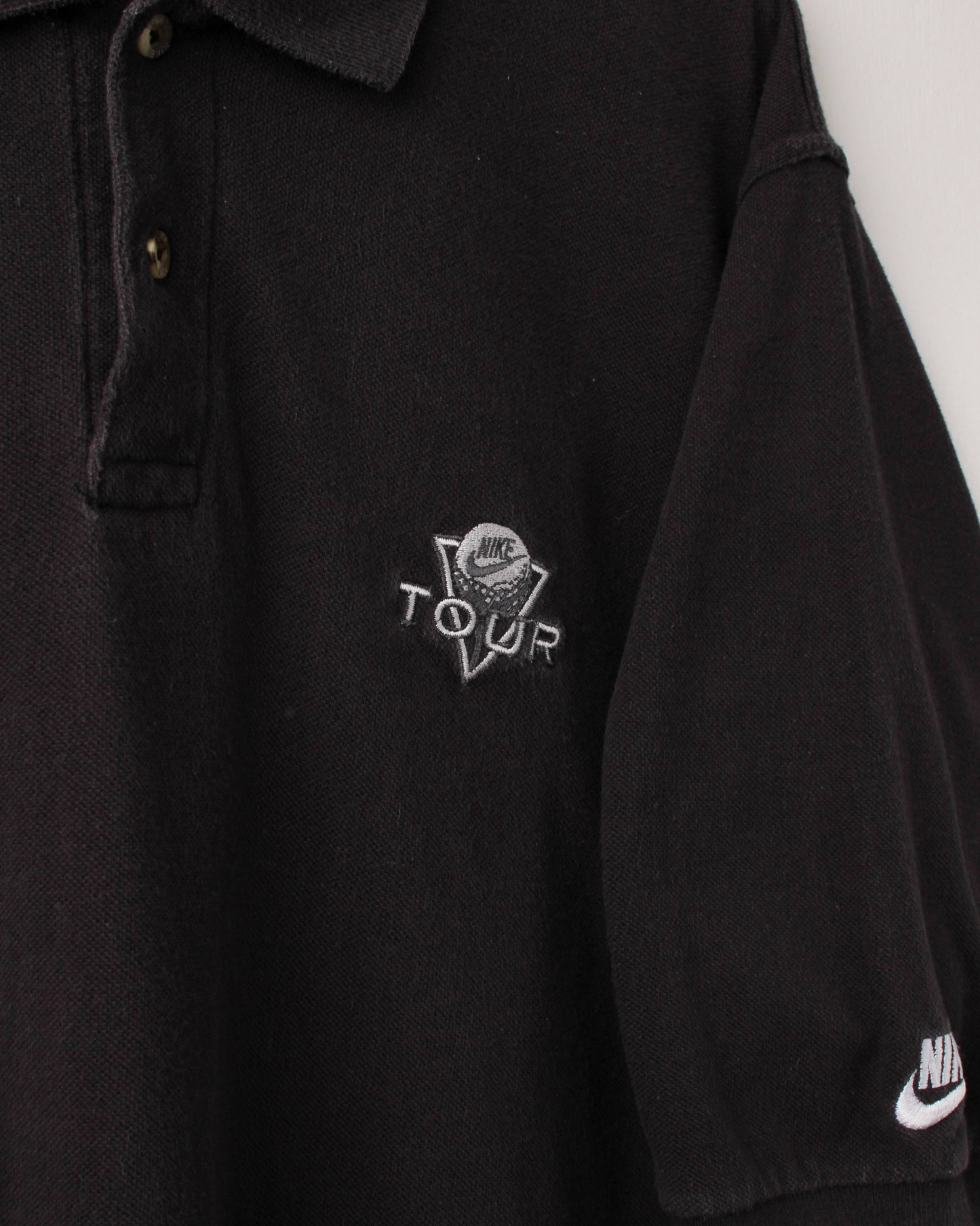 90s Nike Tour Black Polo (XL)