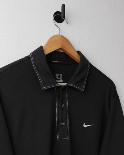 00s Nike Tiger Woods Black Polo (L)