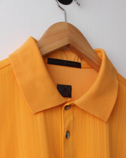 00s Nike Tiger Woods Deep Orange Textured Polo (L)