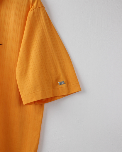 00s Nike Tiger Woods Deep Orange Textured Polo (L)