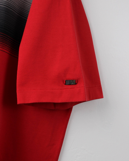 00s Nike Tiger Woods Red Gradient Graphic Polo (XL)