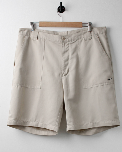 00s Nike Cream Golf Shorts (38W)