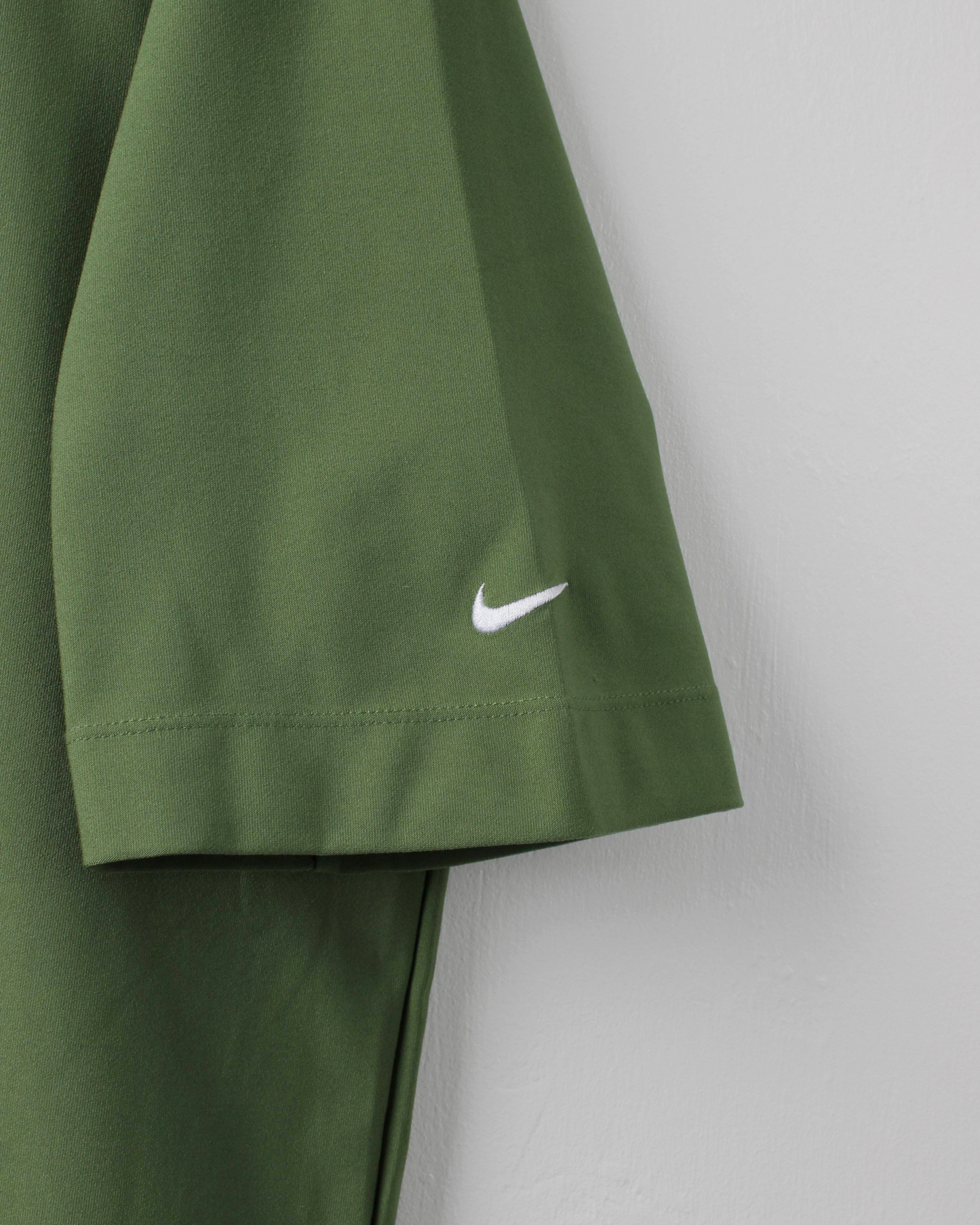 00s Nike Deep Green Dri-Fit Mock Neck Golf Top (L)