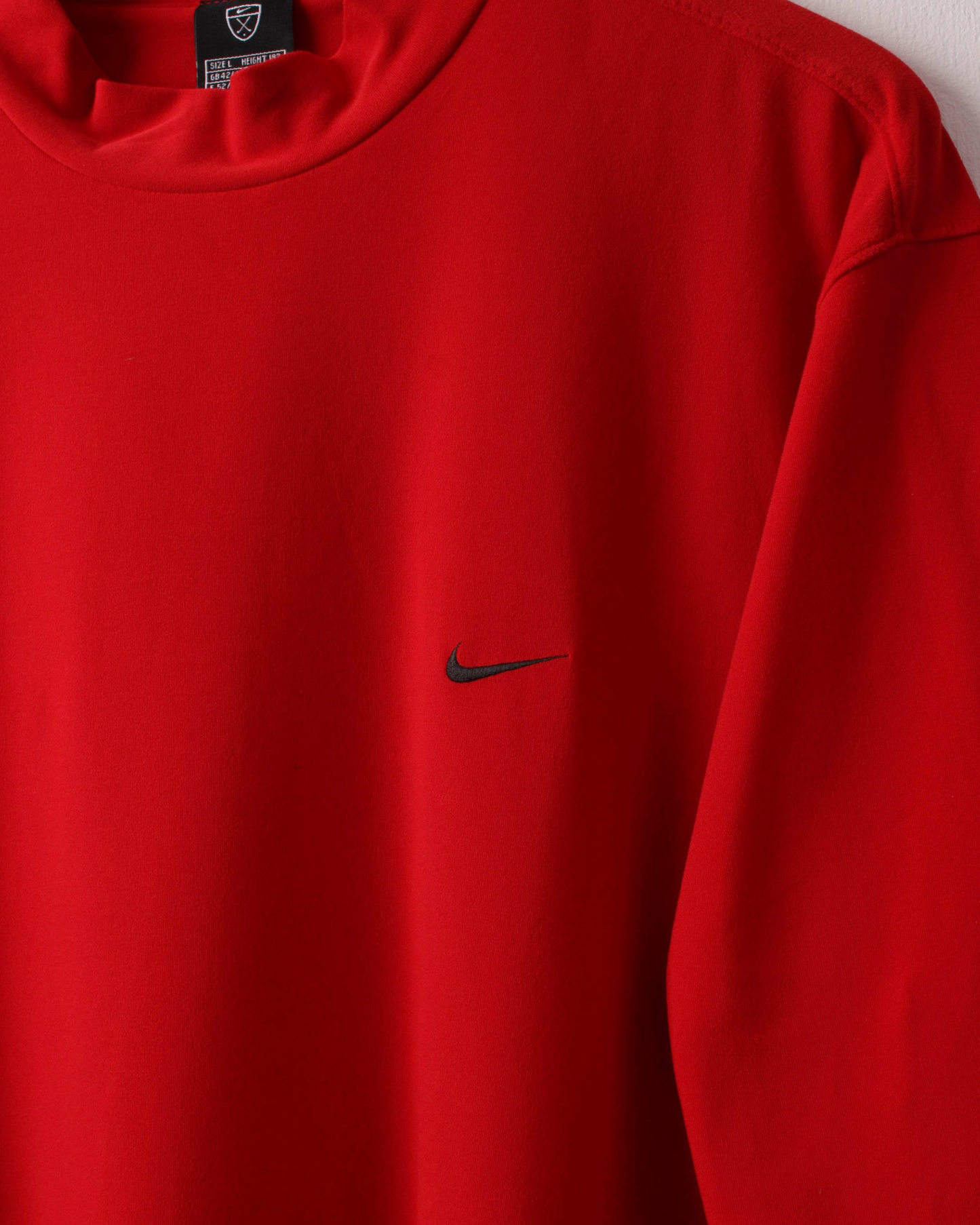 00s Nike Tiger Woods Red Mock Neck Golf Top (L)