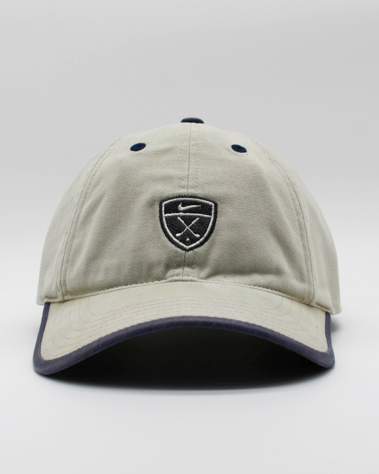 00s Nike Shield Logo Beige/Blue Cap