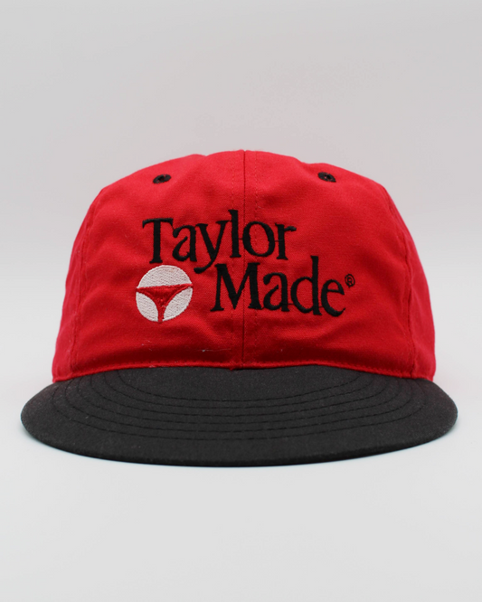 90s TaylorMade Red/Black Fitted Cap by Texace (S/M)