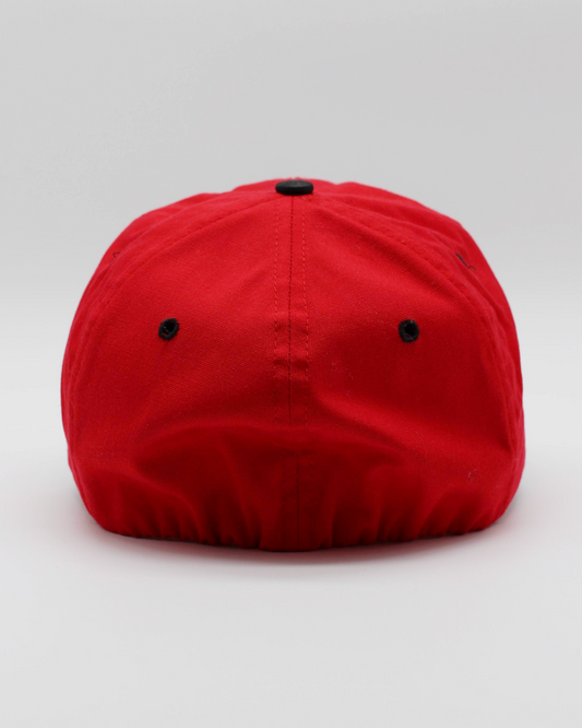 90s TaylorMade Red/Black Fitted Cap by Texace (S/M)