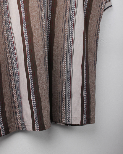 90s Greg Norman Abstract Brown Polo (XL)