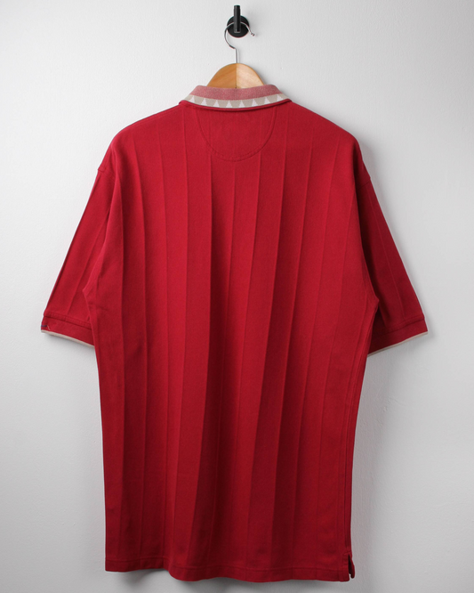 90s Greg Norman PGA National Red Textured polo (L)