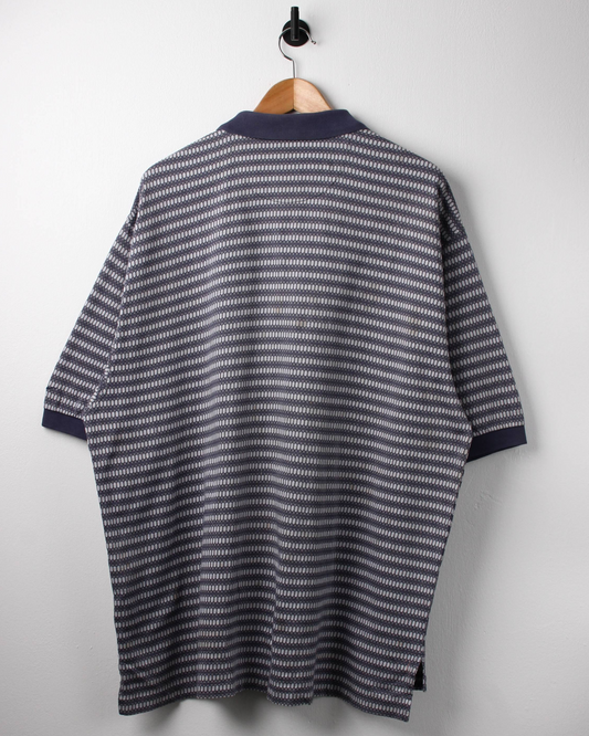 90s Nike Abstract Blue Polo (XL)