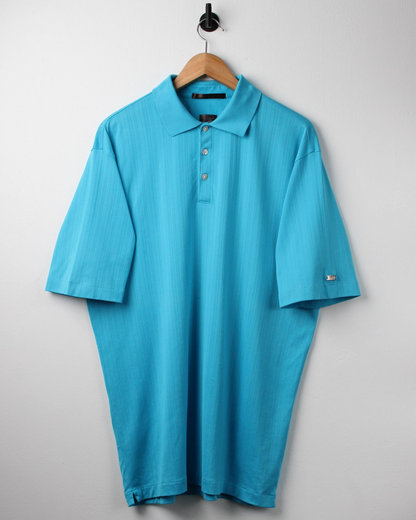 00s Nike Tiger Woods Light Blue Polo (L)