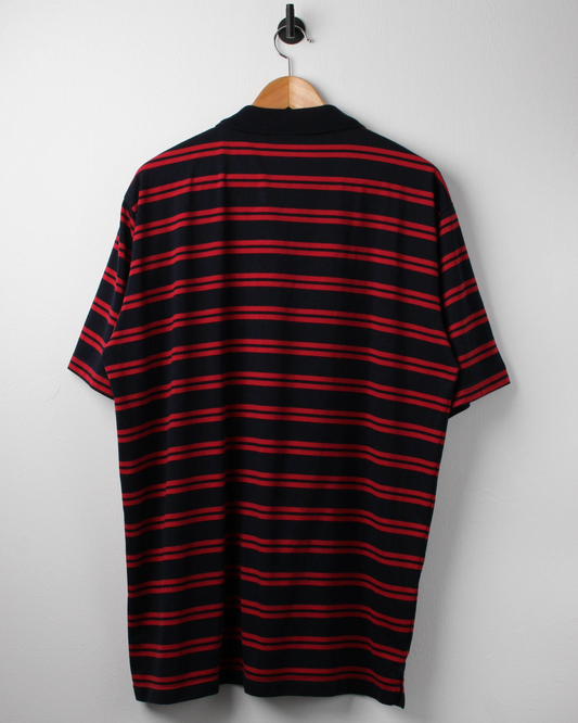 90s Callaway Navy/Red Striped Polo (XL)