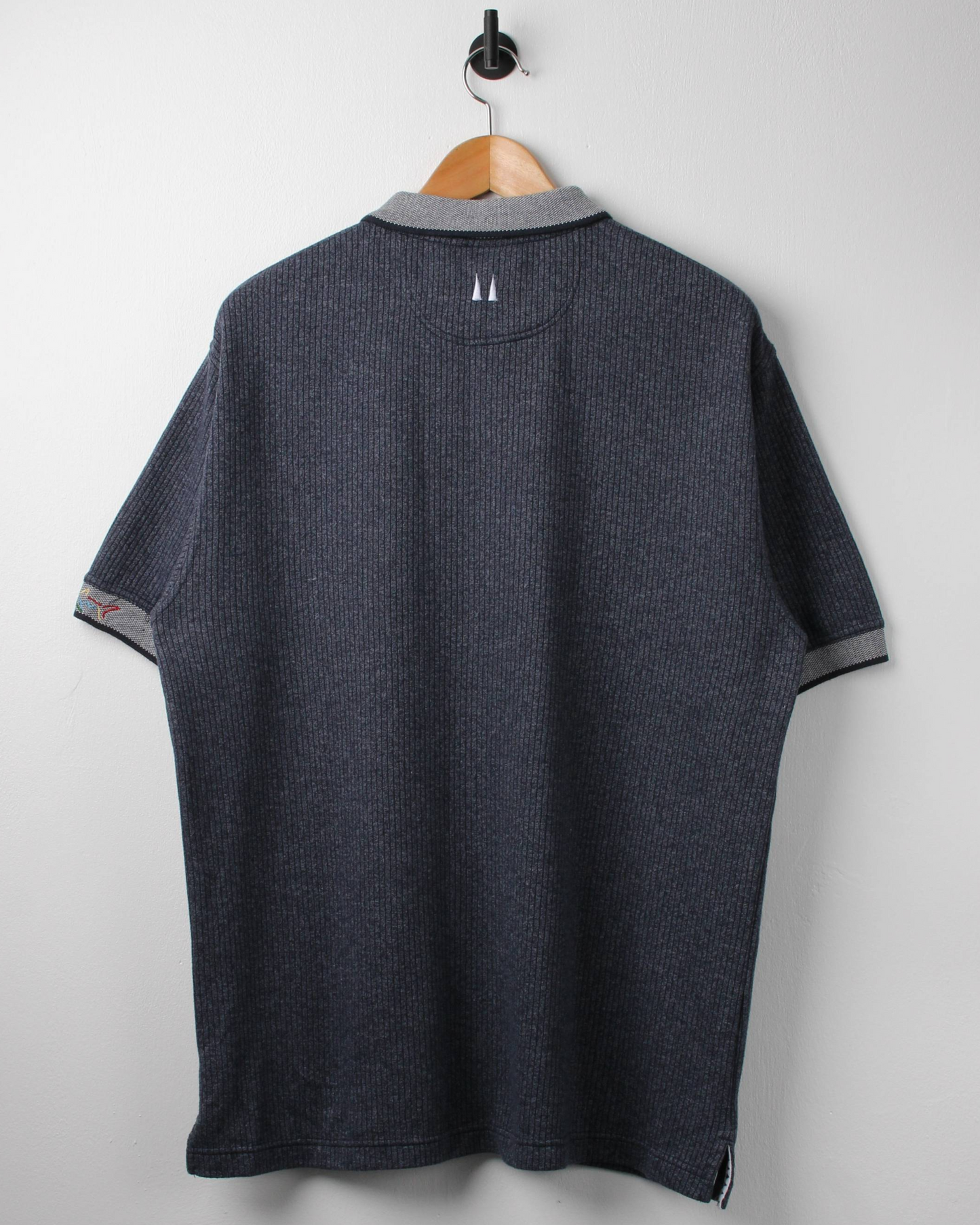 90s Greg Norman Grey Textured Polo (M)