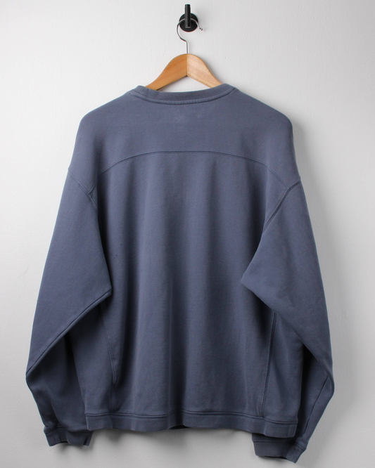 00s Nike Shield Logo Blue Crewneck Sweatshirt (L)