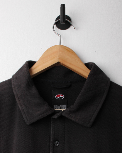 90s Nike Tiger Woods Yin Yang Black/Yellow Polo-Shirt (XL)