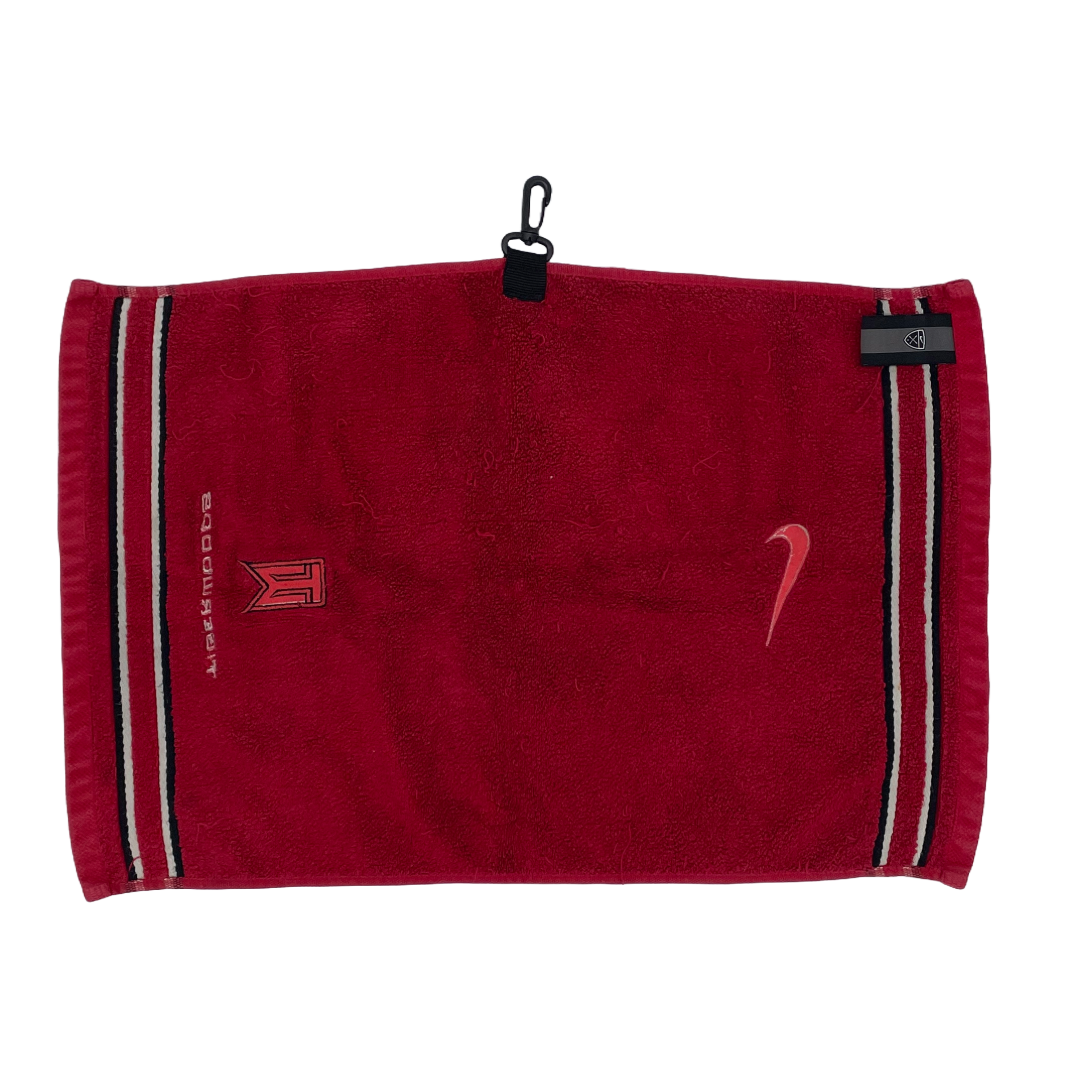 Nike Tiger Woods Red Golf Towel