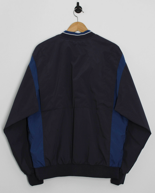 00s Nike Navy/Blue V-Neck Windbreaker (M)