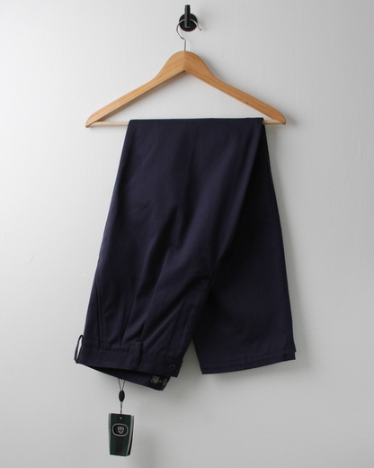 00s Nike Navy Double Pleat Trousers with Tags (32W 32L)