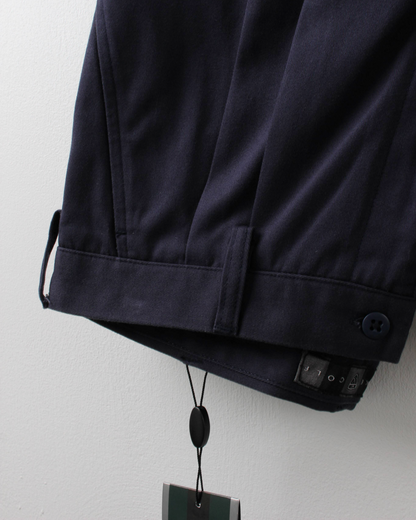 00s Nike Navy Double Pleat Trousers with Tags (32W 32L)