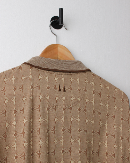 90s Greg Norman Abstract Copper Polo (L)
