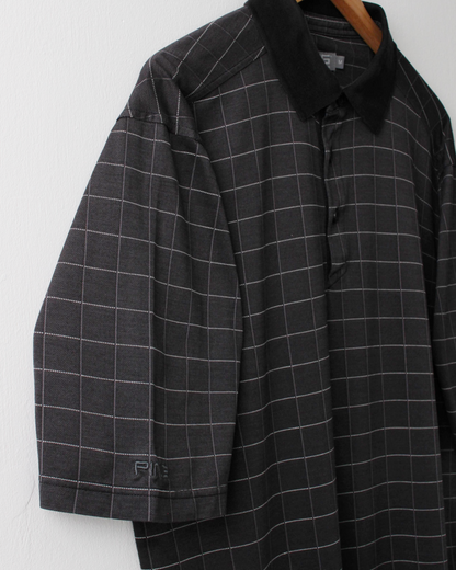 00s Ping Black Chequered Polo (M)
